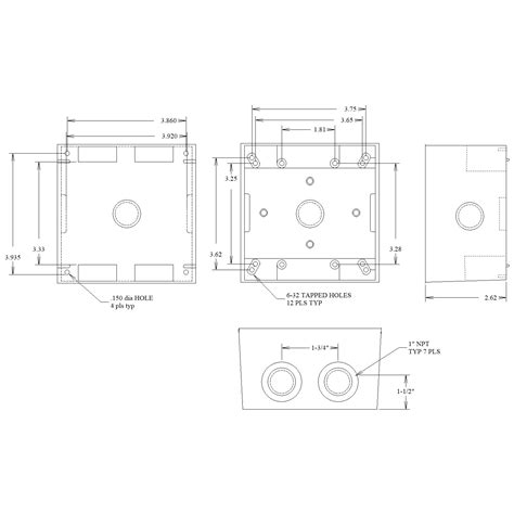 electrical gang box specs|dimensions of electrical outlet box.